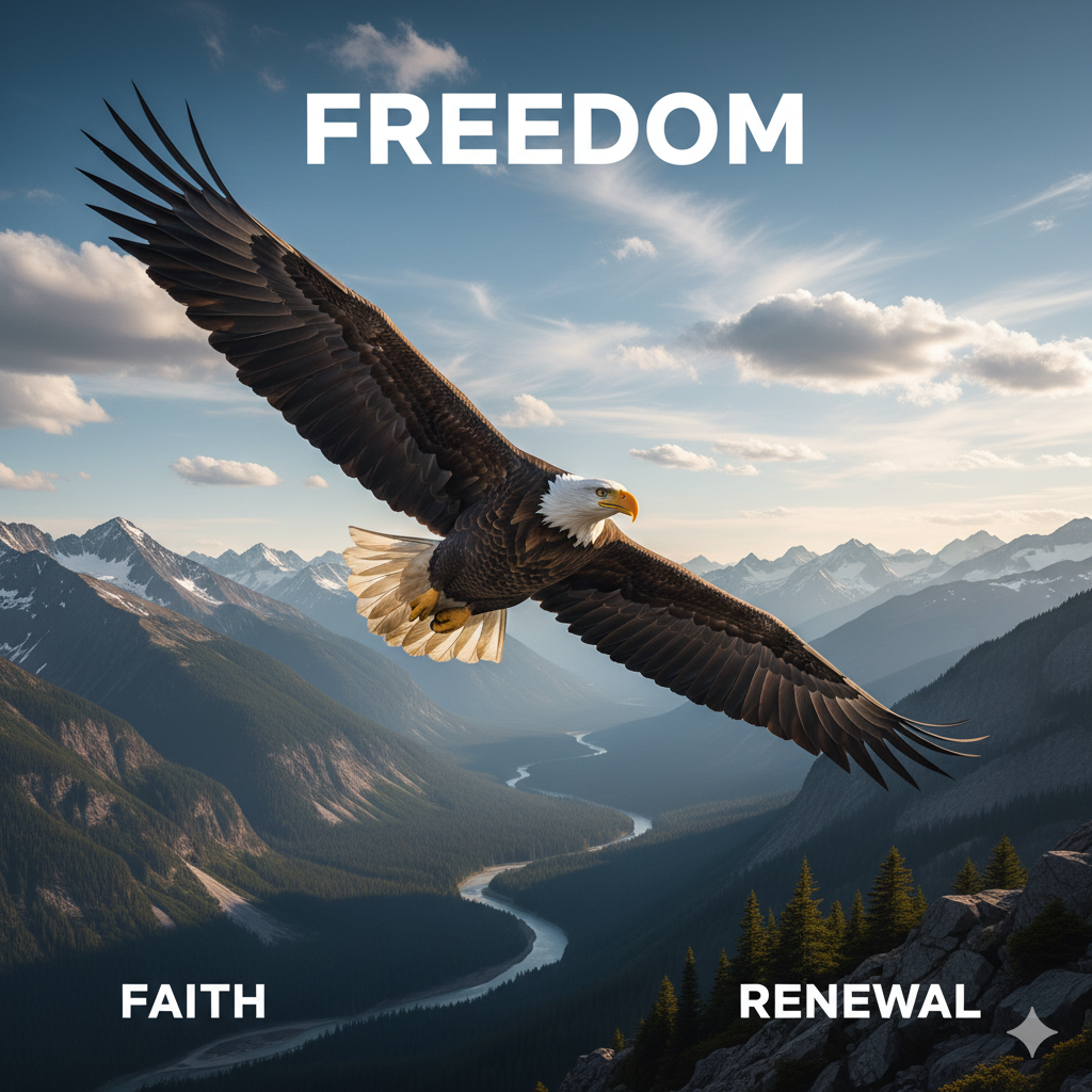 Renewed strength like eagles