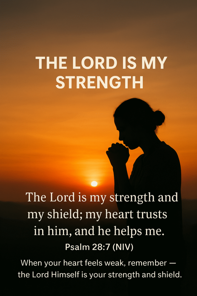 The Lord is my strength